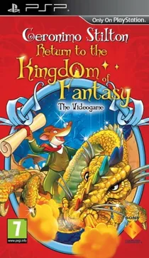 Geronimo Stilton - Return to the Kingdom of Fantasy - The Videogame (EU) box cover front